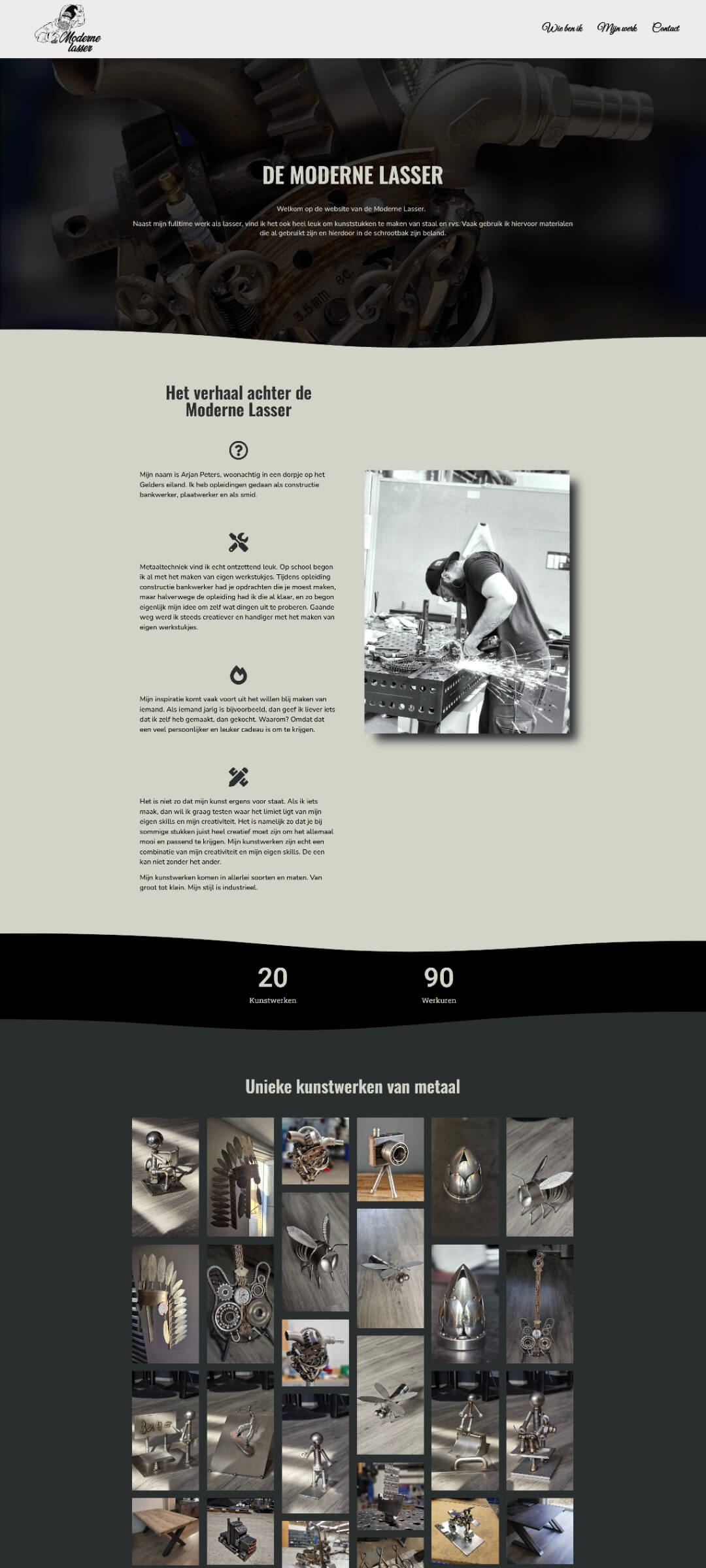 wordpress website de moderne lasser